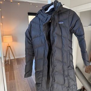 Patagonia Women’s  Long Black Puffer Coat
